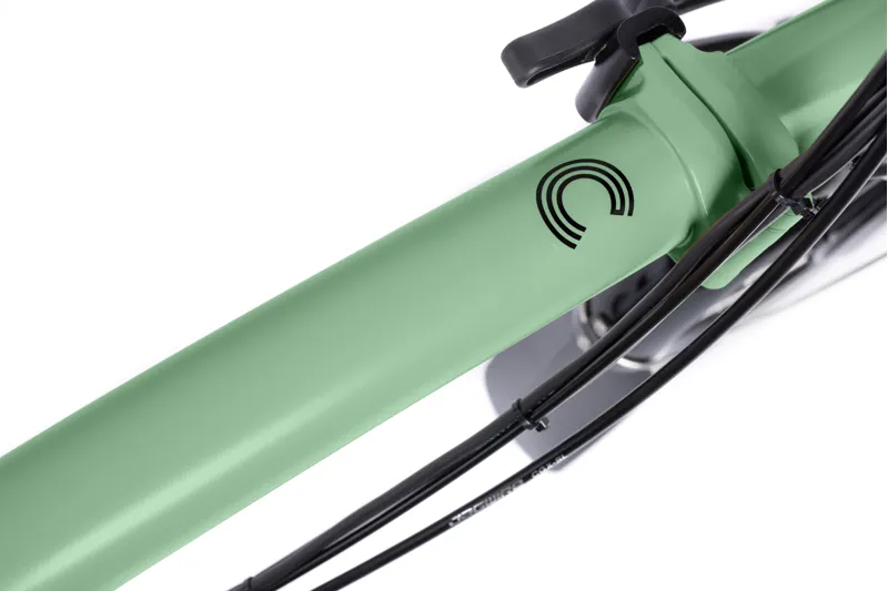 Brompton Electric C Line Explore 12 Speed Folding Bike 2024 in Match Green-7